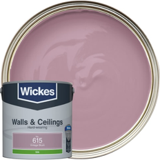 Wickes Vinyl Silk Emulsion Vintage Blush Wall Paint Vintage Blush 2.5L