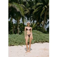 Brown - Women Bikini Tops Mango Bikini Top With Shiny Finish - Bronze