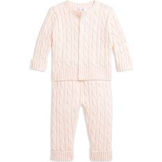 Other Sets Children's Clothing Ralph Lauren Baby's Cotton Cable Knit Cardigan & Pants Set - Morning Pink
