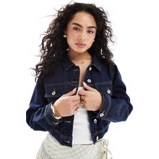 Bershka Outerwear Bershka Workwear Denim Jacket - Blue