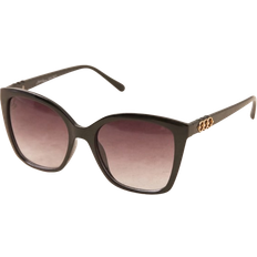 Jeepers Peepers Oversized Firkantede Solbriller Med Gradientglas - Sorte