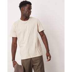 Selected Homme Kläder Selected Homme Slhaspen SS Oneck TEE Noos Herr - Beige