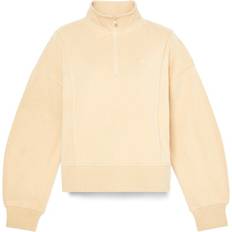 Timberland Dam Tröjor Timberland Women's Lush 1/4-Zip Sweatshirt - Beige