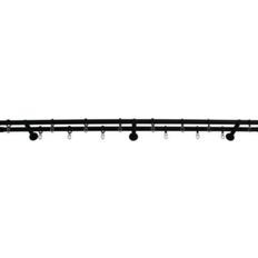 Gardinskena Dubbel Svart 200cm Ø 20mm