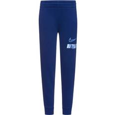 128/134 Byxor Barnkläder Nike Club Fleece Erling Haaland Jr Mjukisbyxor - Blue Void/University Blue