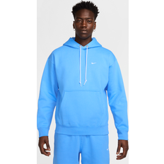 Nike solo swoosh Nike Solo Swoosh Men's Fleece Pullover Hoodie - Blue