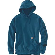 Carhartt Logo Hoodie - Blau