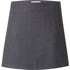 Aware Tailored Mini Skirt - Dark Grey Melange