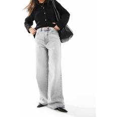Stradivarius D88 Wide Baggy Jean - Grey Wash