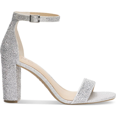 I.N.C International Concepts Women's Lexini Two-Piece Sandals, Created for Macy's Silver Crystal Rhinestone 8.5M