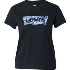 Levi's The Perfect Tee - Ophelia Floral Bw Fill Caviar/Black