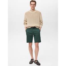 Mango Herr Shorts Mango Chino Shorts Linnemix - Grön