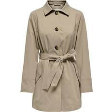Kappor & Rockar JDY isadora Trenchcoat - Ljusbrun