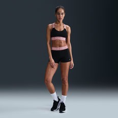 Nike Pro Three Inch Shorts - Black/Pink