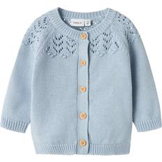 3-6M Cardigans Children's Clothing Name It Organic Cotton Knitted Cardigan