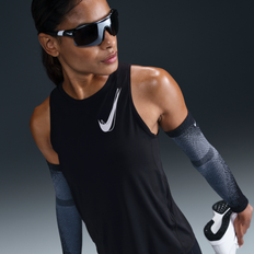 Linnen Nike One Swoosh Women's Dri-fit Run - Svart
