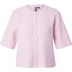 Pink Trøjer Pieces Pcsilly Ss O-Neck Knit - Lyserød