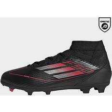 Football Shoes adidas F50 League Mid Firm Multi-Ground Boots Kids - Core Black/Iron Metallic/Lucid Red