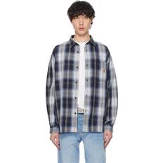 Carhartt WIP Blanton Långärmad Skjorta - Marinblå