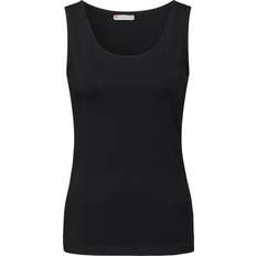 Street One Basic Top in Unifarbe - Schwarz