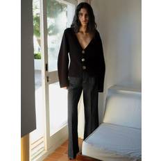 Mango Jean Wideleg Taille Haute Rinse Wash - Bleu