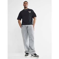Grey Jeans River Island Denim Loose Fit Jeans - Grey