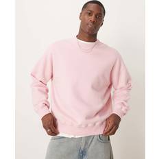 Abercrombie & Fitch Jumpers Abercrombie & Fitch Cropped Essential Sweat Top Pink
