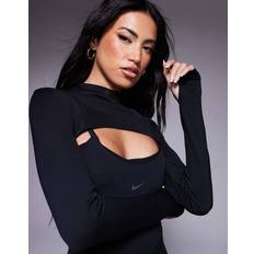 Nike Bluser Nike Zenvy Dri-FIT Trøje Med Lange Ærmer - Sort