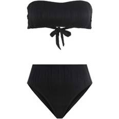 Høj talje Bikinisæt Lascana Bikini - Sort