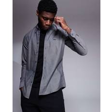 Orange Shirts Boss Orange Rickert Tonal Logo Oxford Shirt - Dark Green
