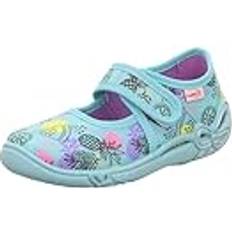 Superfit Pantoffeln Superfit Kid's Belinda Hausschuhe - Hellgrün/Mehrfarbig