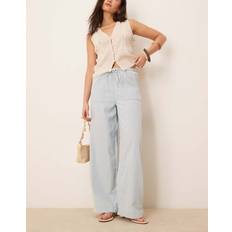 Nobody's Child Shona Denim Twill Trousers - Light Blue