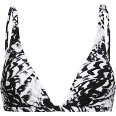 M Bikini Tops Calvin Klein Abstract Triangle Bikini Top - CK Essentials