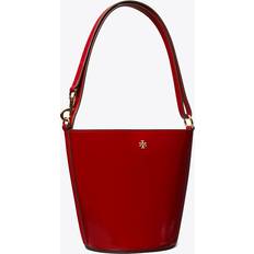 Gold/Brass Bucket Bags Tory Burch Blake Patent Bucket Bag - Red