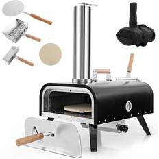 BBQs Costway Portable Pizza Oven 30cm Stone