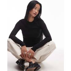Supersoft Slim Fit Long Sleeve Top - Black