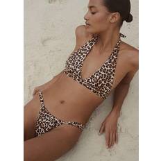 Brown - Women Bikini Bottoms Mango Leopard Bikini Bottom - Brown