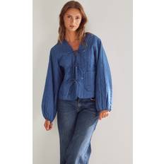 Noella Lori Jacket Calla Denim Print