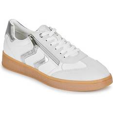 Marco Tozzi Damen Sneaker Flach Mit Schnürsenkeln Freizeit - Weiß