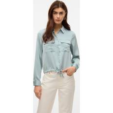 Dame - Turkis Skjorter Vero Moda Vmmarys Skjorte Bluse - Turkis