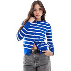 Polo Ralph Lauren Cardigans Polo Ralph Lauren Knitted Striped Cardigan - Blue/White