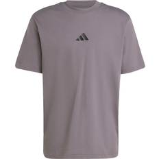 Lila Överdelar adidas Essentials Small Logo M T-shirt - Grestr/Black