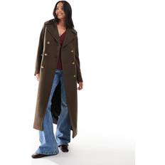 Superdry Outerwear Superdry Double Breasted Wool Blend Coat