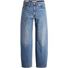 Linne Jeans Levi's Baggy Dad Heavy Check - Blå