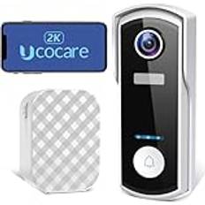 UCO Wireless Doorbell Camera 3MP 2K IP66
