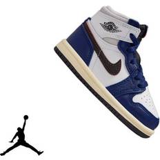 Basketskor Jordan 1 Retro High OG Toddler - White/Black