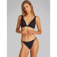 Black Bikinis Calvin Klein Triangle Bikini Top - Black
