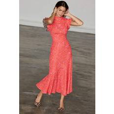 Never Fully Dressed Remi Floral Dress - Red/Pink