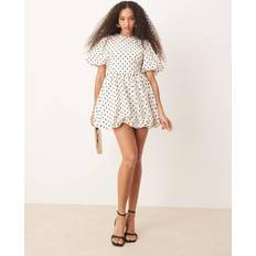 Sister Jane Puff Sleeve Mini Dress - Black