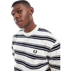 Fred Perry Natural T-shirts Fred Perry Relaxed Fit T-Shirt - Off White